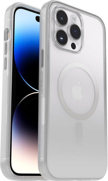 Otterbox Funda Serie Clear Case con MagSafe para iPhone 14 Pro MAX a Prueba de Golpes y caídas, Ultra Fina, Funda Protectora, Testada 2X con los estándares Militares anticaídas, Gallant